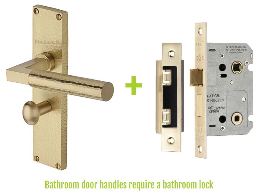 Bathroom Door Handles Require a Bathroom Door Lock
