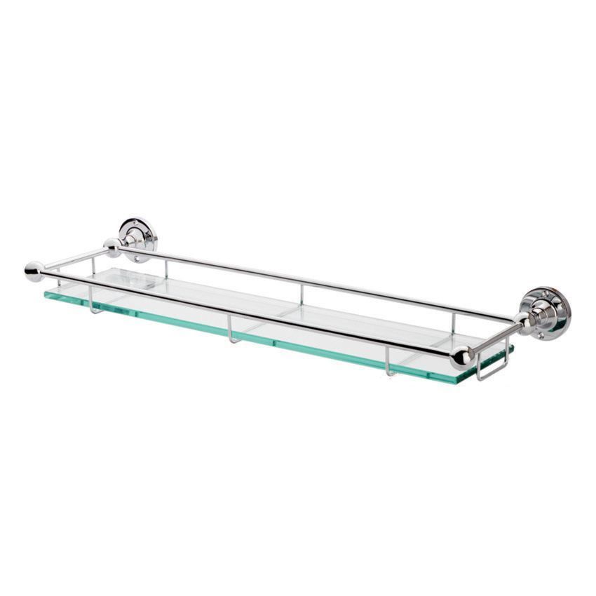 Picture of DE L'EAU EDWARDIAN GALLERY RAIL GLASS SHELF - LE30CP