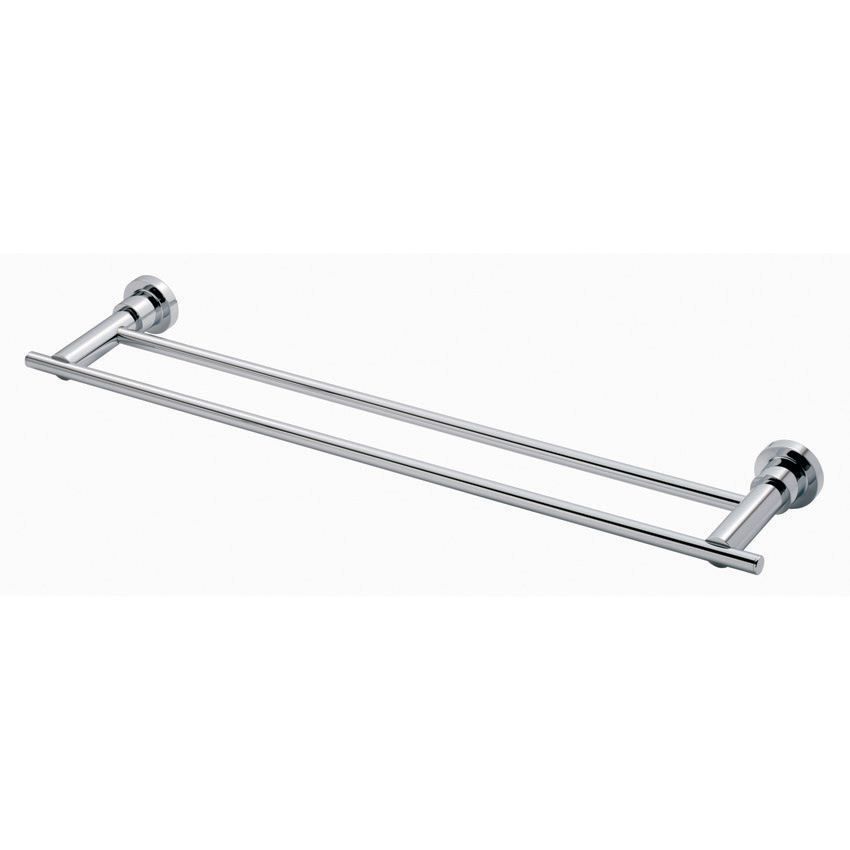 Picture of DE L'EAU MEZZO DOUBLE TOWEL RAIL - LV19CP