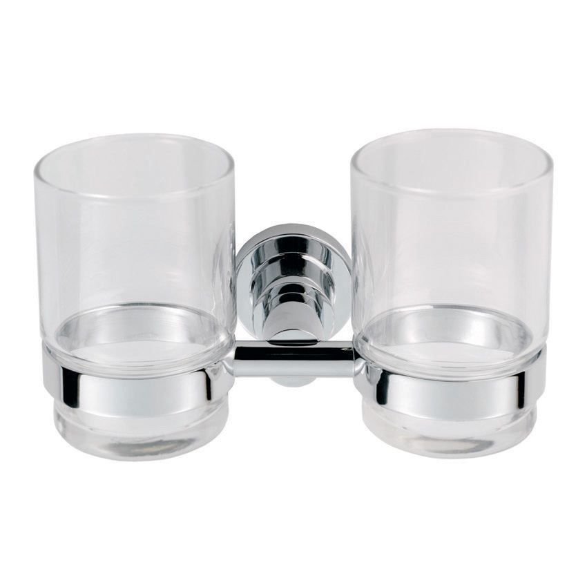 Picture of DE L'EAU MEZZO DOUBLE TUMBLER HOLDER - LV11CP
