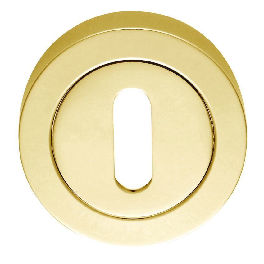 Picture of Standard Key Escutcheon in polished brass- AA3