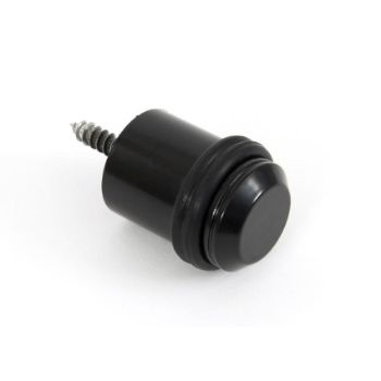 Satin Black Floor Mounted Doorstop - 83647 Picture of Satin Black Floor Mounted Doorstop - 83647