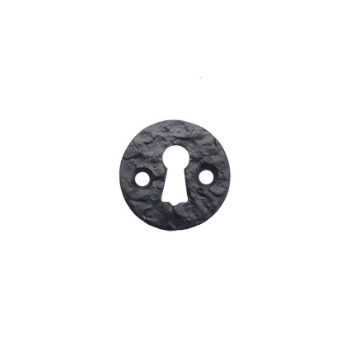 Antique Black Circular Escutcheon - FF05 Picture of Antique Black Circular Escutcheon - FF05