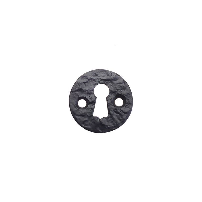 Picture of Antique Black Circular Escutcheon - FF05