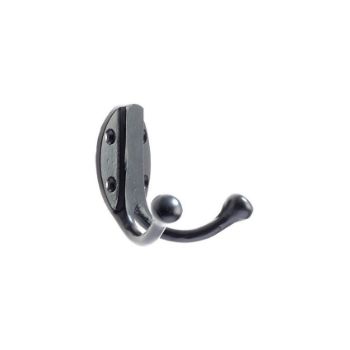 Antique Black Double Robe Hook - FF71PCB Picture of Antique Black Double Robe Hook - FF71PCB