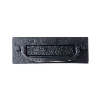305 x 107mm Antique Black Postal Letter Plate - FF36 Picture of 305 x 107mm Antique Black Postal Letter Plate - FF36