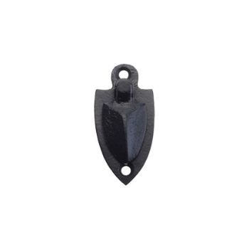 Antique Black Shield Escutcheon - FF04 Picture of Antique Black Shield Escutcheon - FF04