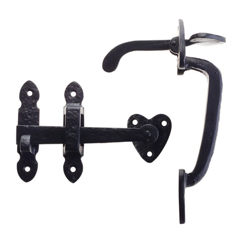 Picture of Antique Black Thumb Latch - FF26