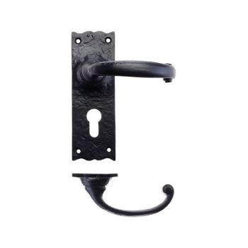 Picture of Antique Black Traditional Euro Handle - FF111EP Picture of Antique Black Traditional Euro Handle - FF111EP