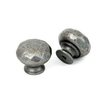 Natural Smooth Hammered Cupboard Knob - 33360 Picture of Natural Smooth Hammered Cupboard Knob - 33360