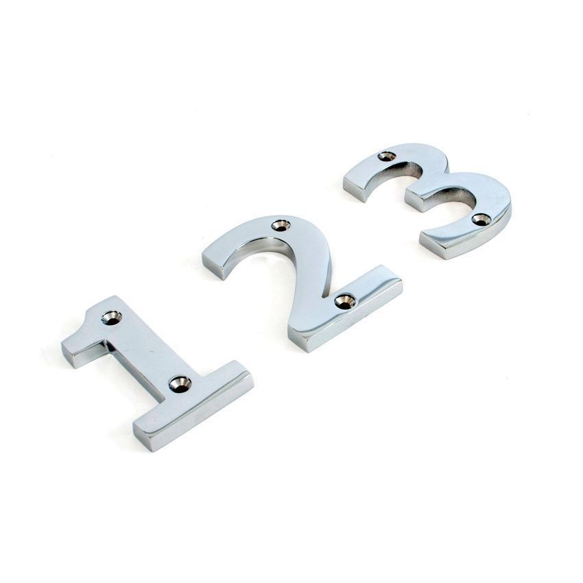 Picture of From The Anvil Polished Chrome Numerals -  83720