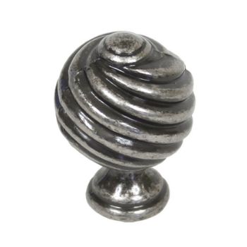 Pewter Twist Cupboard Knob - 33691 Picture of Pewter Twist Cupboard Knob - 33691
