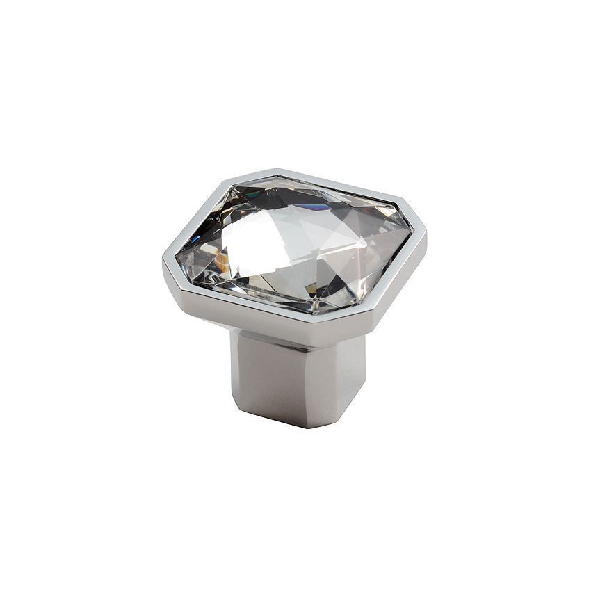 Picture of Square Crystal Glass Cupboard Knob - FTD790BCP
