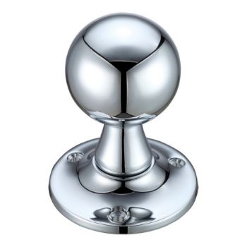 Fulton and Bray Ball Mortice Door knobs - FB502CP Picture of Fulton and Bray Ball Mortice Door knobs - FB502CP