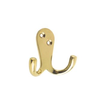 Fulton and Bray Double Robe Hook - ZAB82 Picture of Fulton and Bray Double Robe Hook - ZAB82
