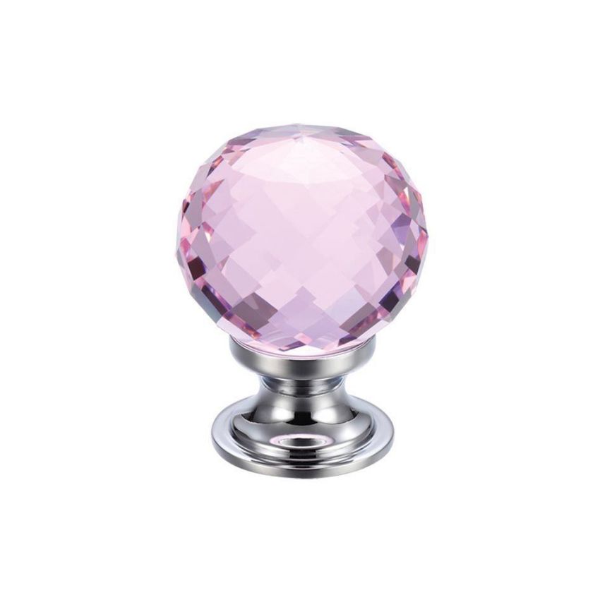 Picture of Faceted Glass Ball Cabinet Knob - FCH03ACPP