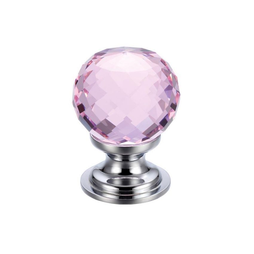 Picture of Faceted Glass Ball Cabinet Knob - FCH03BCPP
