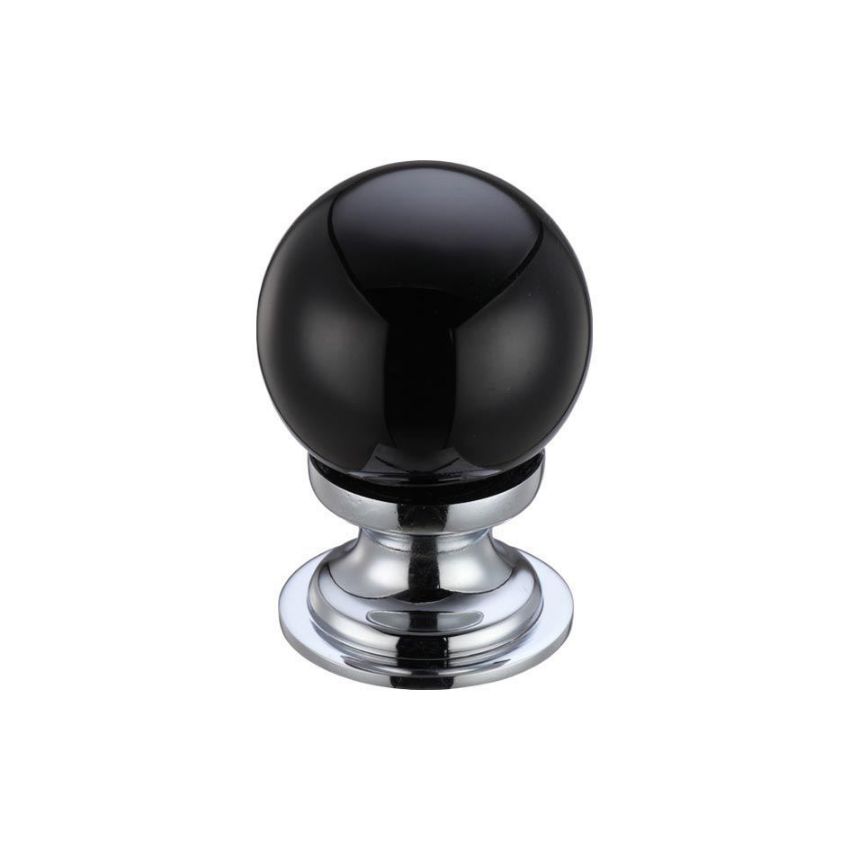Picture of Glass Ball Cabinet Knob - FCH02BCPBL