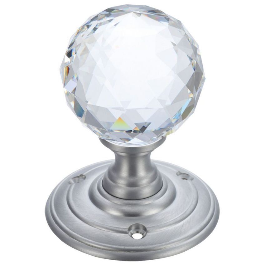 Picture of Fulton and Bray Glass faceted door knob - FB301SC
