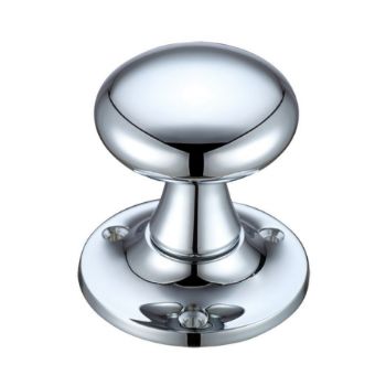 Fulton and Bray Mushroom Mortice Door Knobs - FB501CP Picture of Fulton and Bray Mushroom Mortice Door Knobs - FB501CP