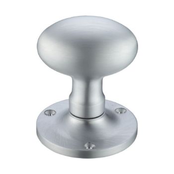 Fulton and Bray Oval Mortice Door Knobs - FB200SC Picture of Fulton and Bray Oval Mortice Door Knobs - FB200SC