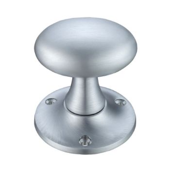 Fulton and Bray Oval Mortice Door Knobs - FB500SC Picture of Fulton and Bray Oval Mortice Door Knobs - FB500SC