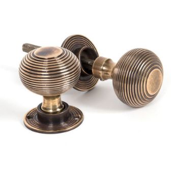 Heavy Beehive Mortice/Rim Door Knobs - 83633H Picture of Heavy Beehive Mortice/Rim Door Knobs - 83633H