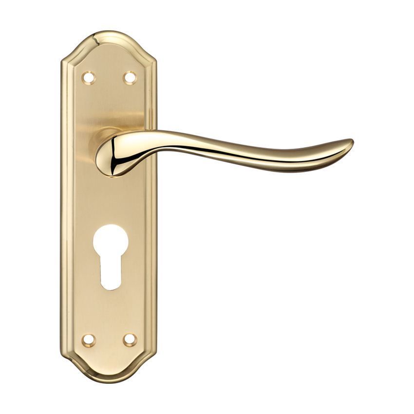 Picture of Lincoln Euro Cylinder Door Handle - Fb041Epsbpb