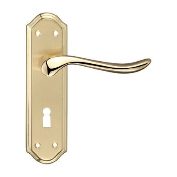 Picture of Lincoln Lock handle - FB041SBPB Picture of Lincoln Lock handle - FB041SBPB