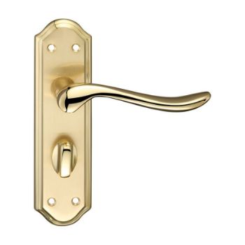 Picture of Lincoln WC Bathroom Door Handle - Fb043Sbpb Picture of Lincoln WC Bathroom Door Handle - Fb043Sbpb