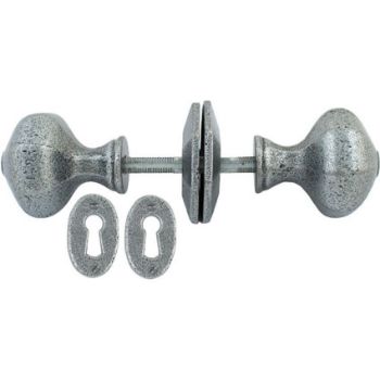 Octagonal Mortice/Rim Door Knob Set - 33643 Picture of Octagonal Mortice/Rim Door Knob Set - 33643