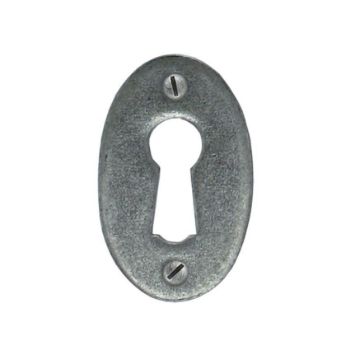 Pewter Oval Escutcheon - 33665 Picture of Pewter Oval Escutcheon - 33665