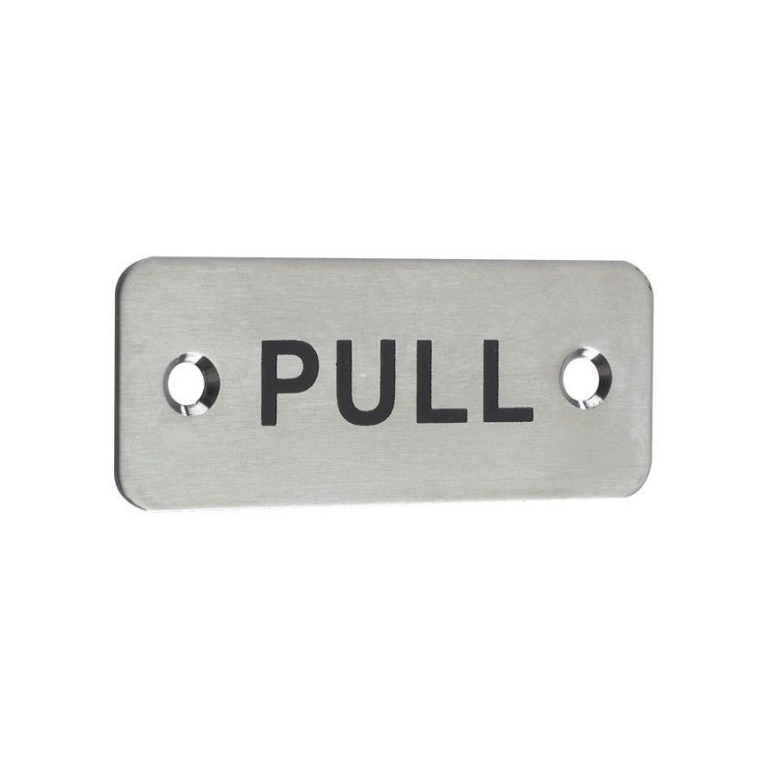 Picture of Rectangular Pull Sign - ZAS34SS