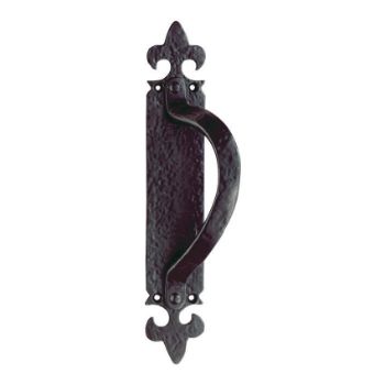 Offset Pull Handle on Backplate (RH) - LF5260RH Picture of Offset Pull Handle on Backplate (RH) - LF5260RH