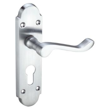 Picture of Contract Oxford Euro Cylinder Door Handle - Pr011Epsc Picture of Contract Oxford Euro Cylinder Door Handle - Pr011Epsc