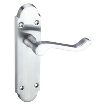 Contract Oxford Door Handles - Pr012Sc Picture of Contract Oxford Door Handles - Pr012Sc