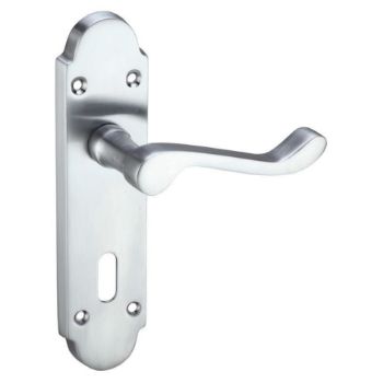 Picture of Contract Oxford Lock Door Handle - Pr011Sc Picture of Contract Oxford Lock Door Handle - Pr011Sc