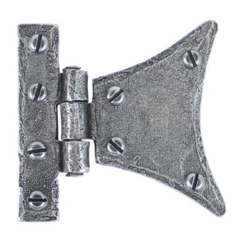 Small Pewter Half Butterfly Hinge - 33782 Picture of Small Pewter Half Butterfly Hinge - 33782