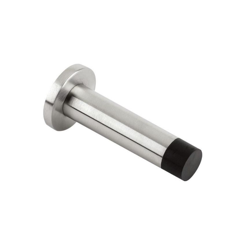 Picture of Stainless Steel Wall Mounted Door Stop with Rose - AW615SSS