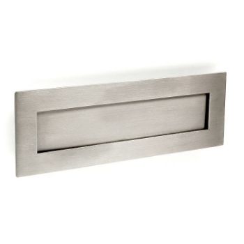 Satin Stainless Steel Letterplate - SSLPSS Picture of Satin Stainless Steel Letterplate - SSLPSS