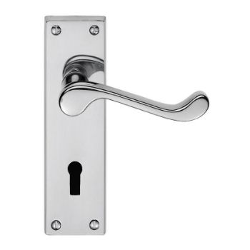 Picture of Victorian Scroll Lock Handle - DL54CP