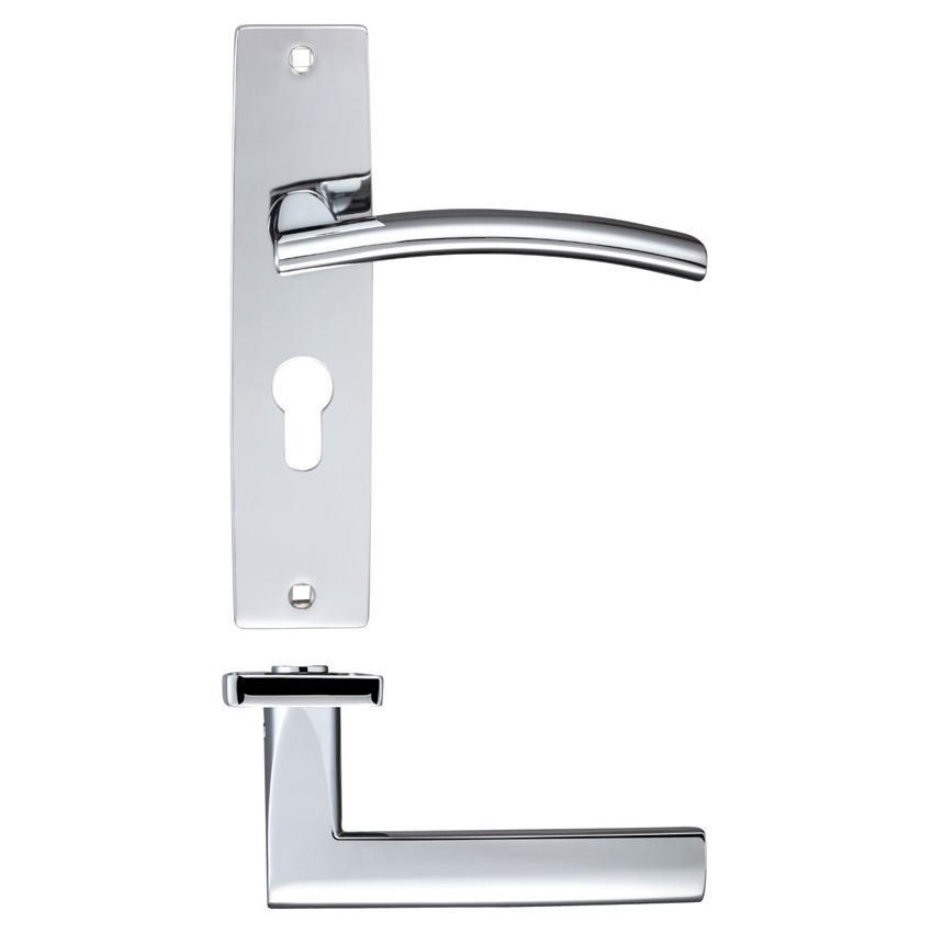 Picture of Amalfi Euro Cylinder Door Handle - Zpz081Epcp