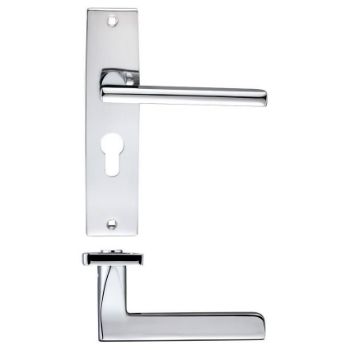 Venice Euro Cylinder Door Handle - Zpz071Epcp Picture of Venice Euro Cylinder Door Handle - Zpz071Epcp