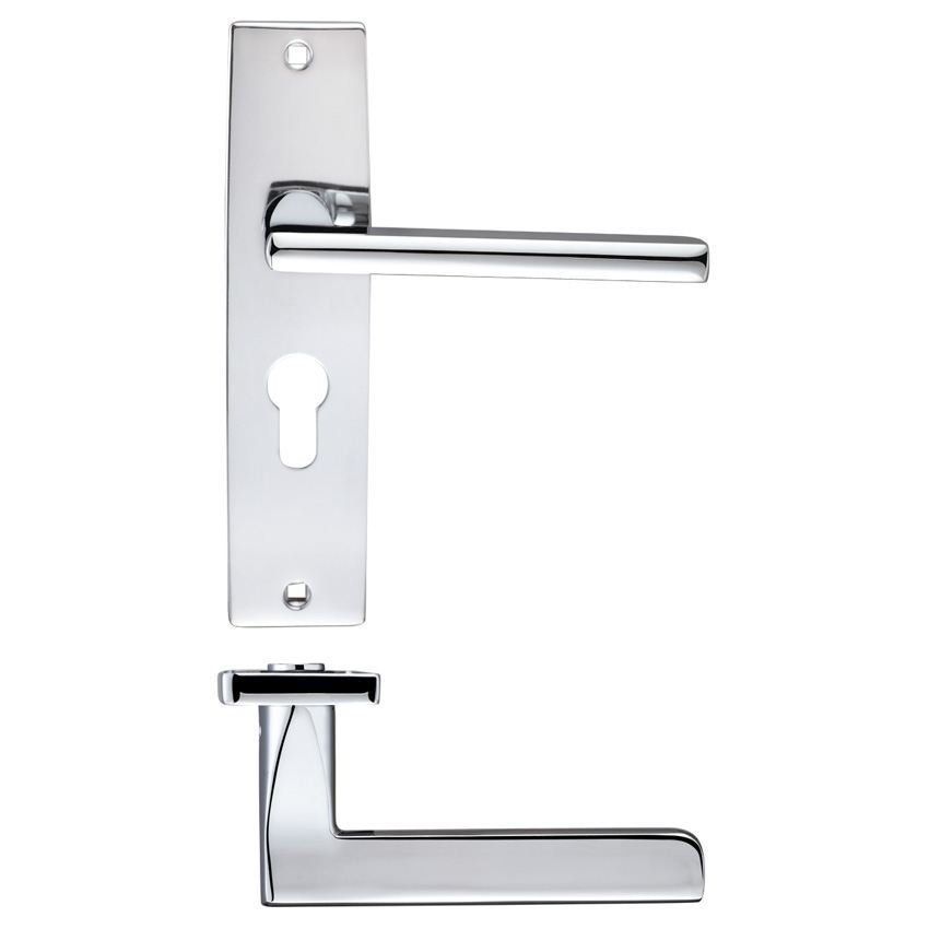 Picture of Venice Euro Cylinder Door Handle - Zpz071Epcp