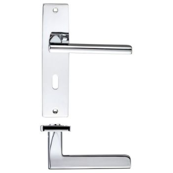 Picture of Venice Lock Door Handle - Zpz071Cp Picture of Venice Lock Door Handle - Zpz071Cp