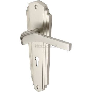 Picture of Waldorf Lock Handle - WAL6500SN Picture of Waldorf Lock Handle - WAL6500SN