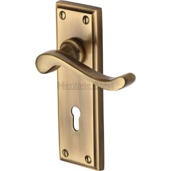 Edwardian Lock Handle - W3200AT Picture of Edwardian Lock Handle - W3200AT