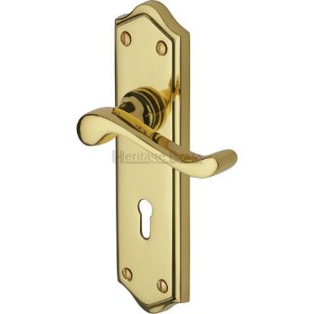 Buckingham Lock Handle - W4200PB Picture of Buckingham Lock Handle - W4200PB