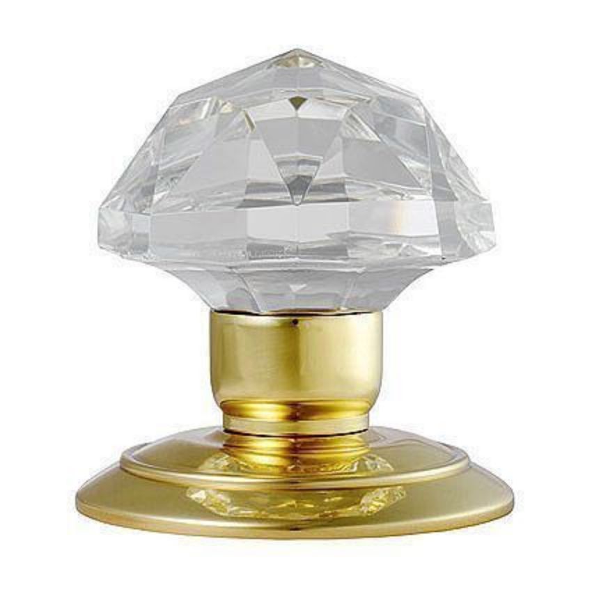 Picture of Glass Faceted Mortice Door Knob - GK001