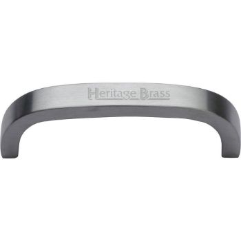 D Shaped Cabinet Pull Handle in Satin Chrome - C1800-SC D Shaped Cabinet Pull Handle in Satin Chrome - C1800-SC